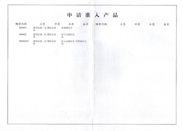 Daqing Oilfield Supplier Access Certificate